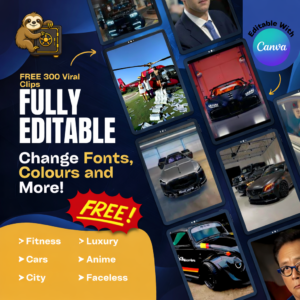 Male Fitness Reels: 600+ Bundle Digital Download