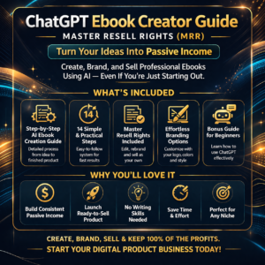 ChatGPT Ebook Creator Guide: Master Resell Rights (MRR)